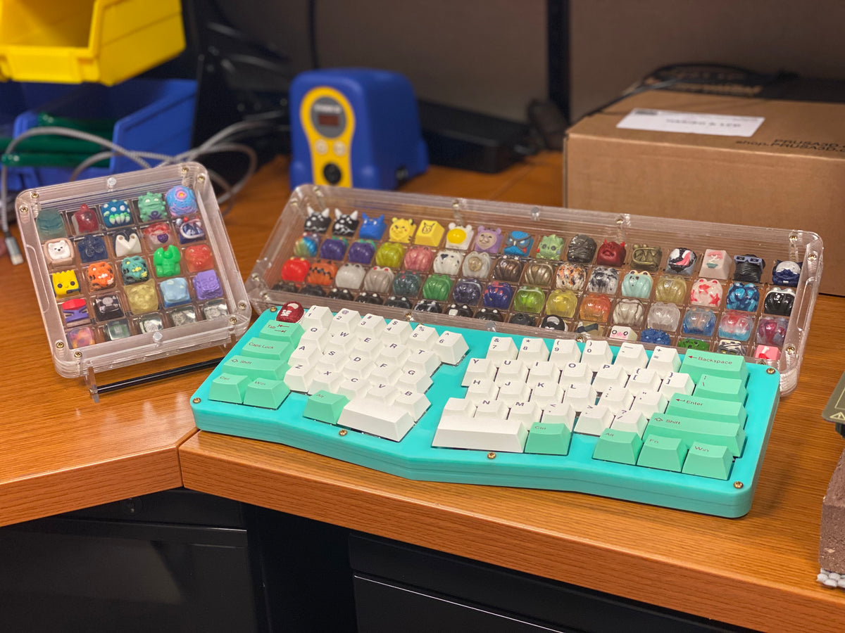 5x5 Acrylic Artisan Keycap Case – Digital Carpentry