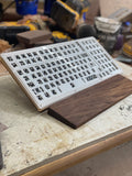The Galleon: An Acrylic 1800 Style Mechanical Keyboard