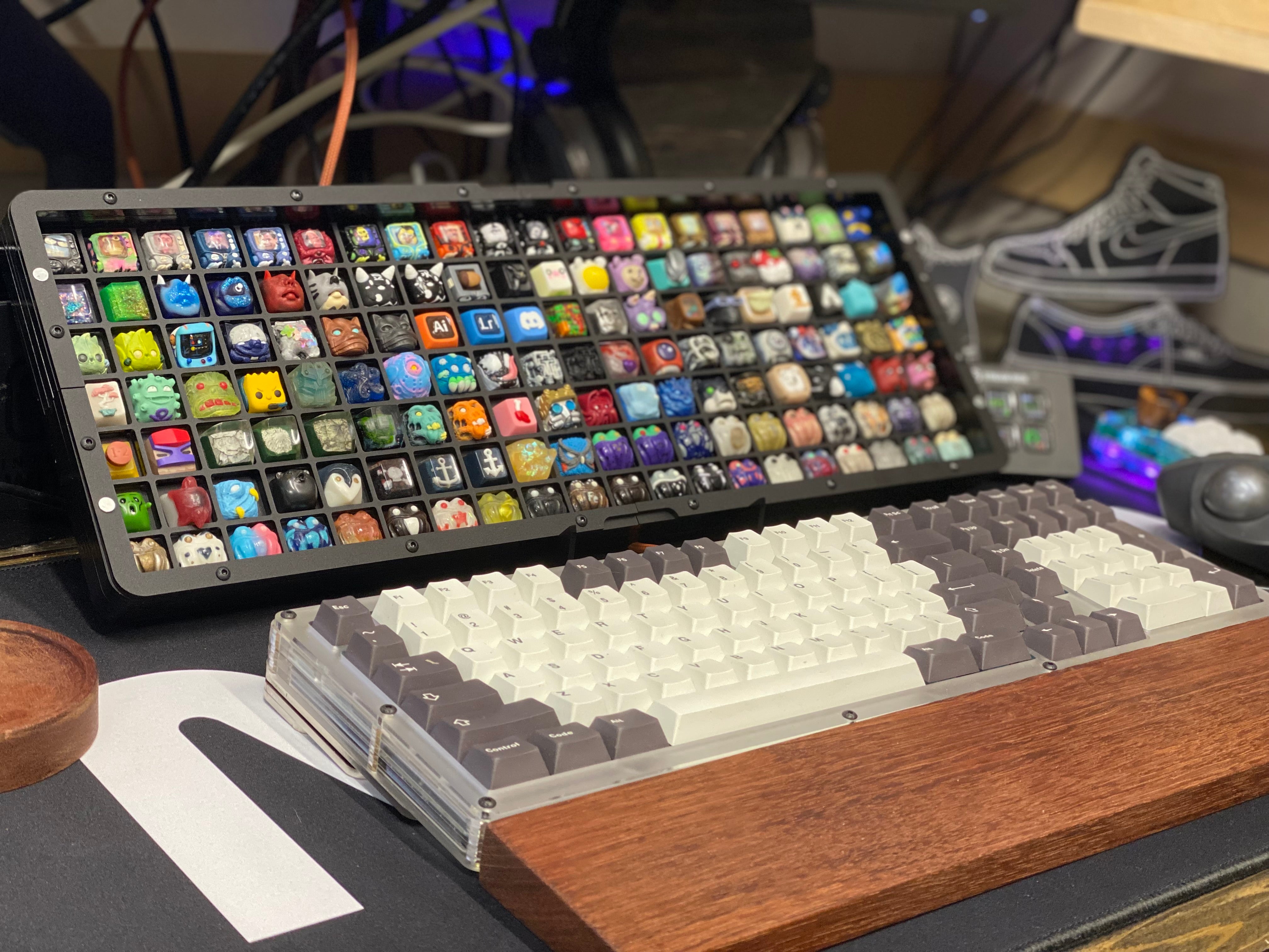 7x20 Acrylic Artisan Keycap Case – Digital Carpentry