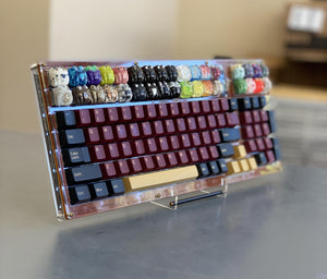 The Galleon: An Acrylic 1800 Style Mechanical Keyboard